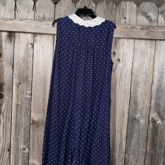 Maeve | Anthropologie Wide-Leg Jumpsuit Polka Dot Size Large - Picture 9 of 11